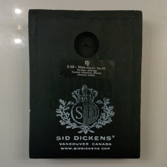 Sid Dickens Z-09 "Virgo" Memory Block Zodiac *Rare & Retired* - Picture 2 of 2